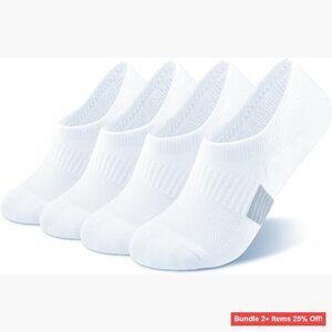 Low Cut No Show Socks with Cushion and Grip for Athletic Wear